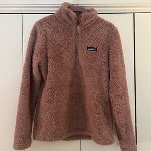 Patagonia Pink Fleece Half-Zip Pullover